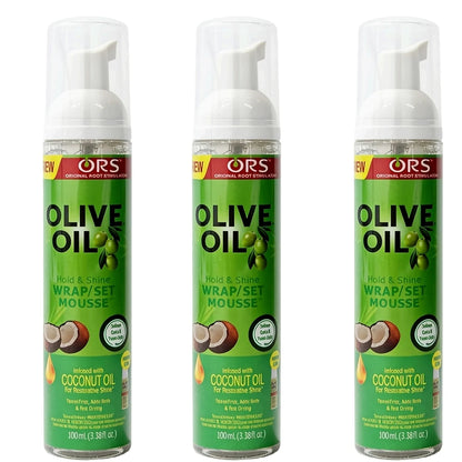 Curly Hair Mousse（100ml) For Wigs Strong Hold Olive Oil Hair Styling Mousse Anti-Frizz Hair Foam Mousse For Styling Hair Women