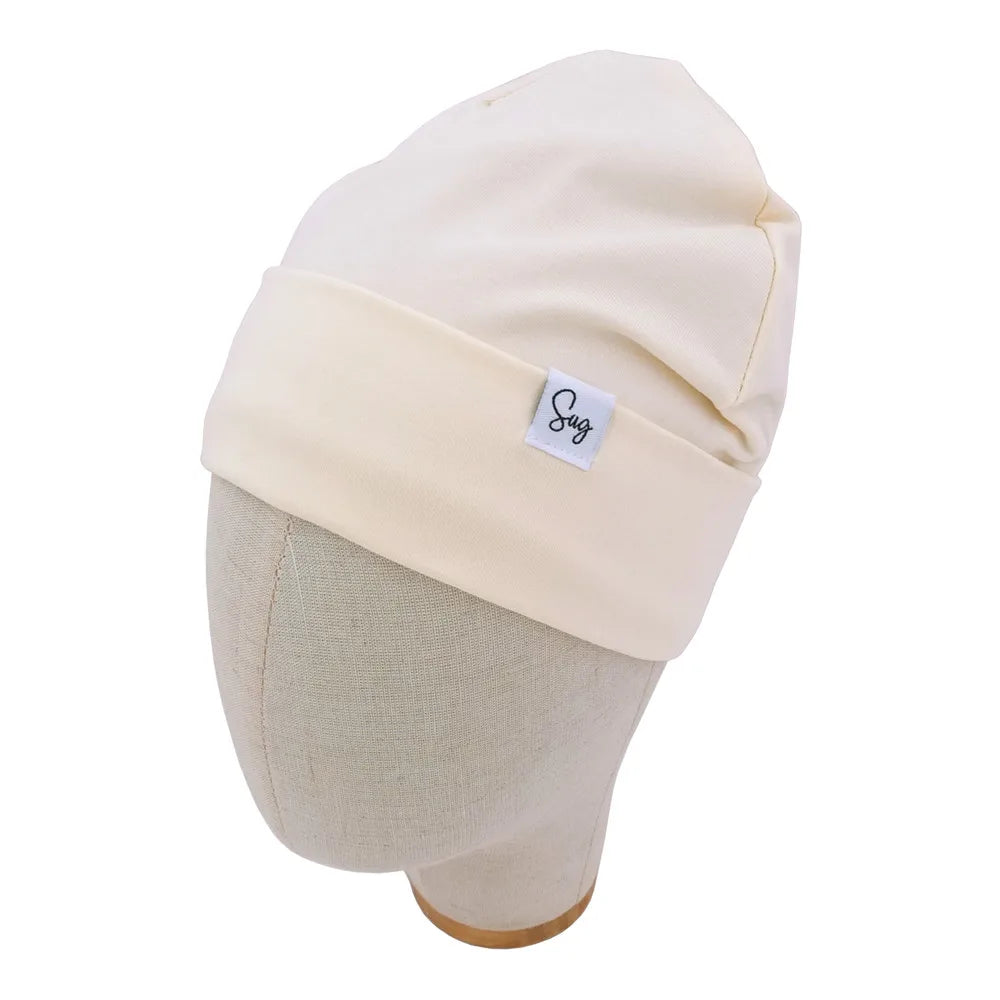 Baby Jersey Satin Lined Beanie Hat